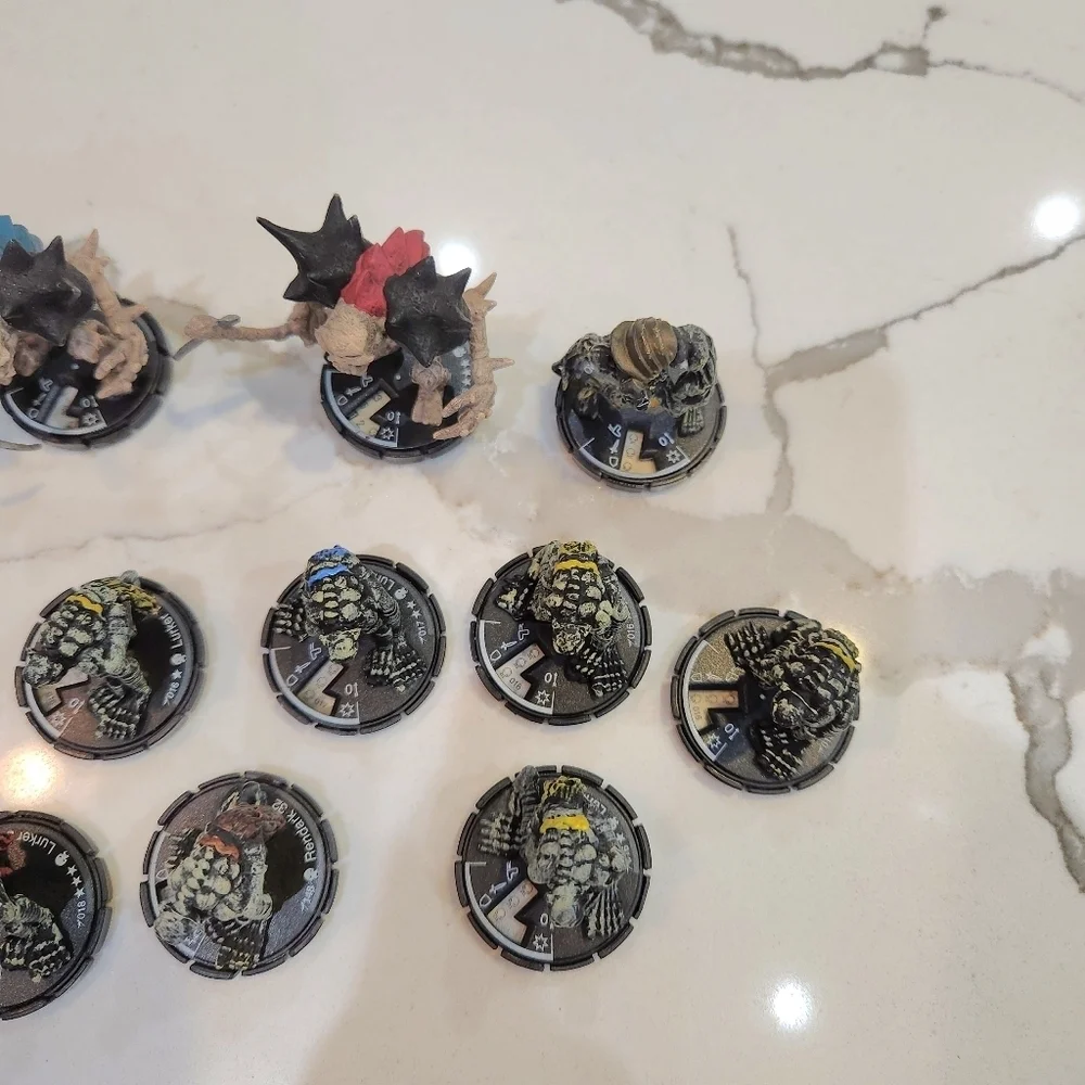 Wizkids Dials Plastic Painted Figure Toy Lot